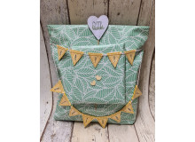 Stickdatei - ITH Mini Wimpelchen Happy Birthday